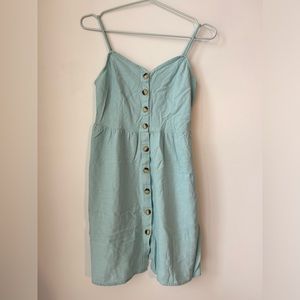 Cute mini green dress